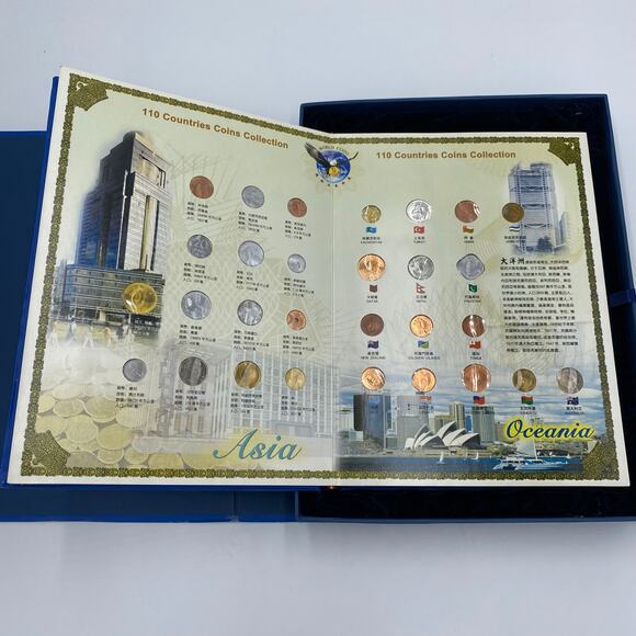 World Coins Collection 110 Countries Coin Collection in Chinese Collector Book - Picture 11 of 13